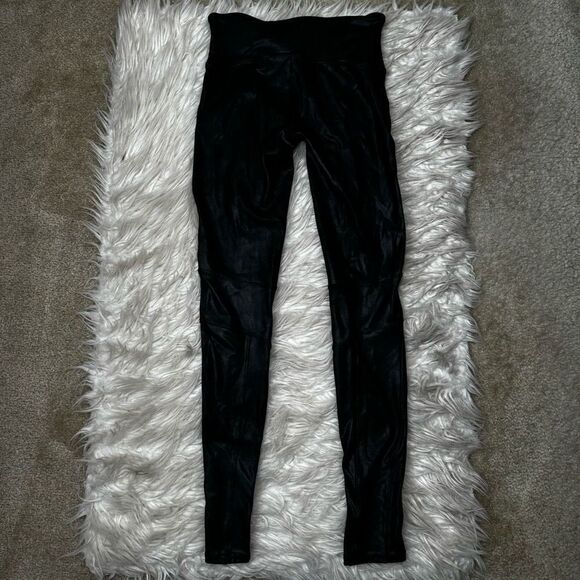 Spanx Faux Leather Moto Leggings - Picture 8 of 16